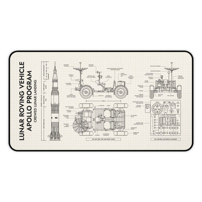Apollo Lunar Roving Vehicle Desk Mat