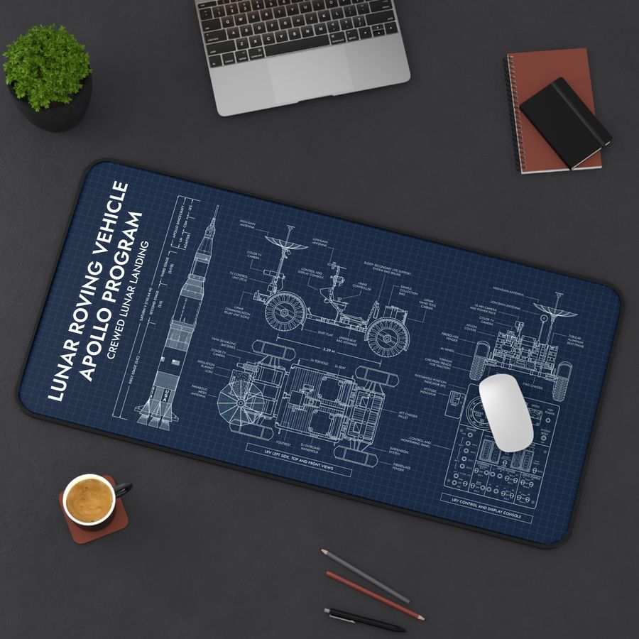 Apollo Lunar Roving Vehicle Desk Mat