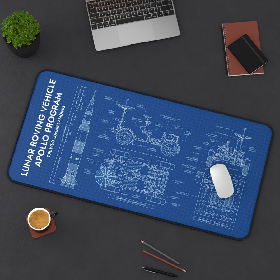Apollo Lunar Roving Vehicle Desk Mat