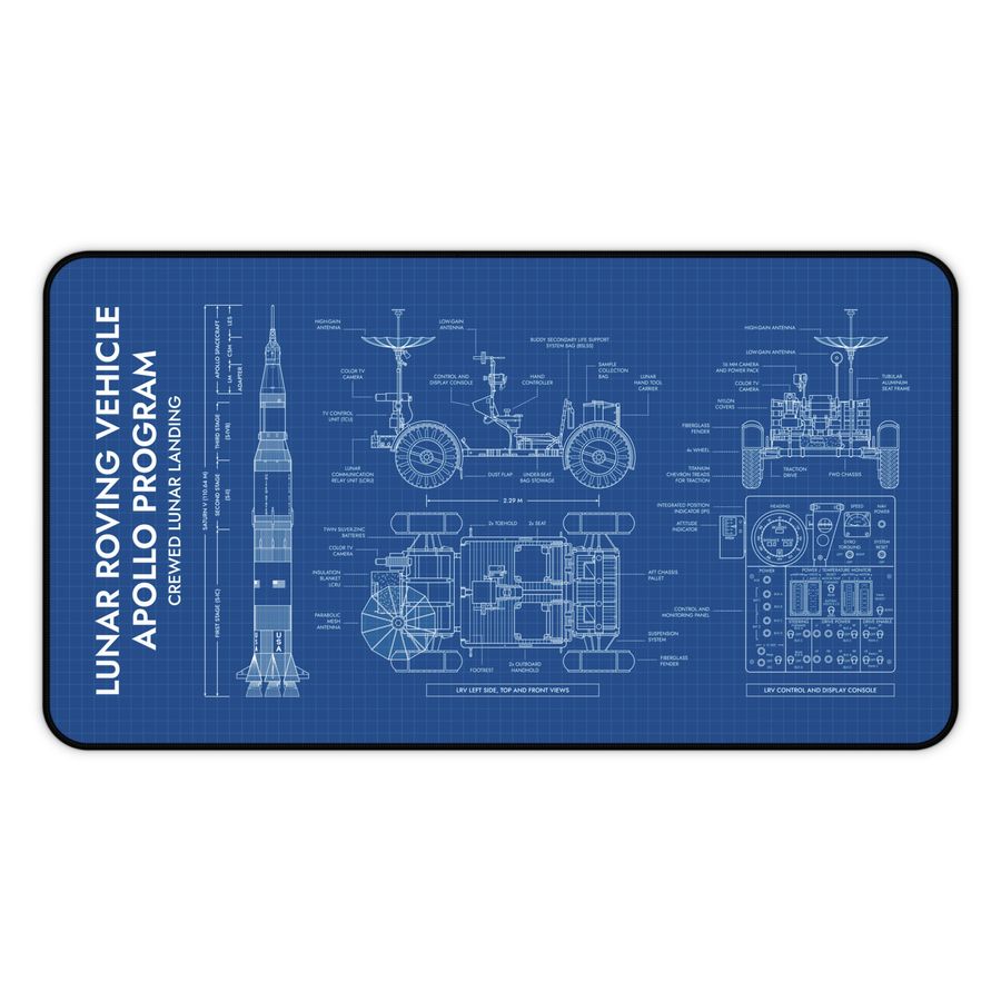 Apollo Lunar Roving Vehicle Desk Mat