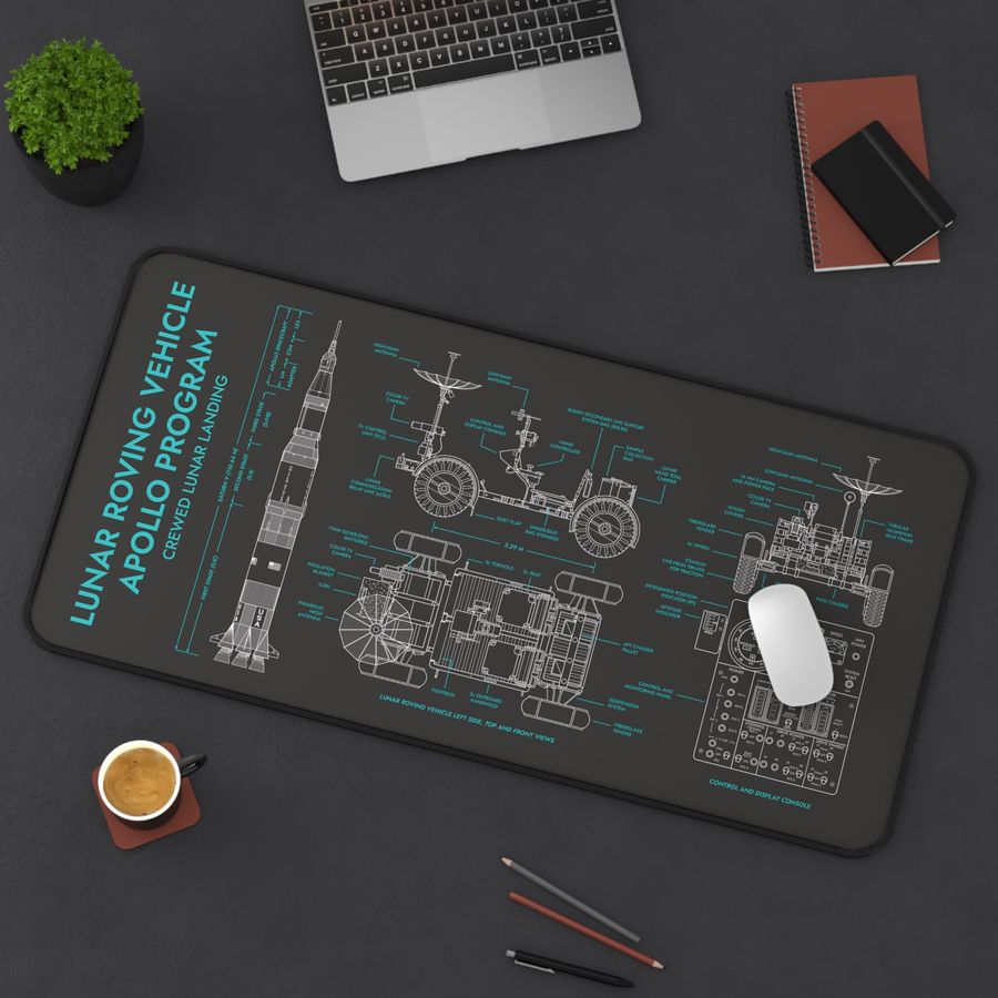 Apollo Lunar Roving Vehicle Desk Mat