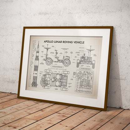 Apollo Lunar Roving Vehicle Poster