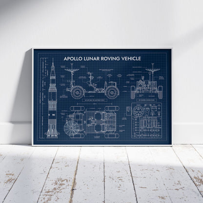 Apollo Lunar Roving Vehicle Poster
