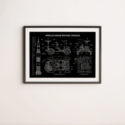 Apollo Lunar Roving Vehicle Poster