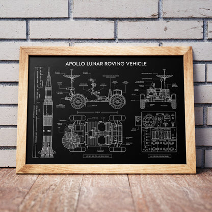 Apollo Lunar Roving Vehicle Poster