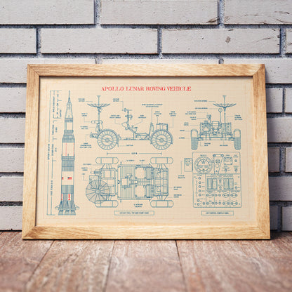 Apollo Lunar Roving Vehicle Poster