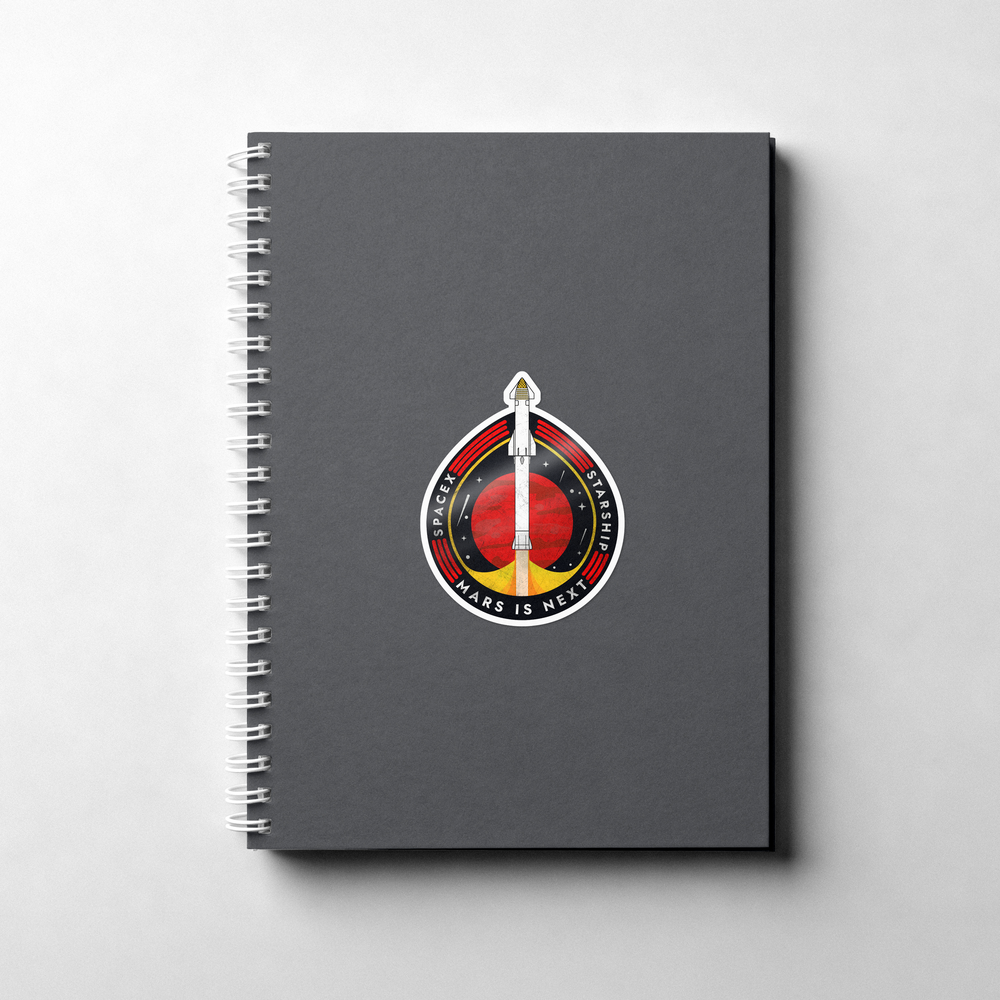 SpaceX-Starship: Mars is Next - Sticker