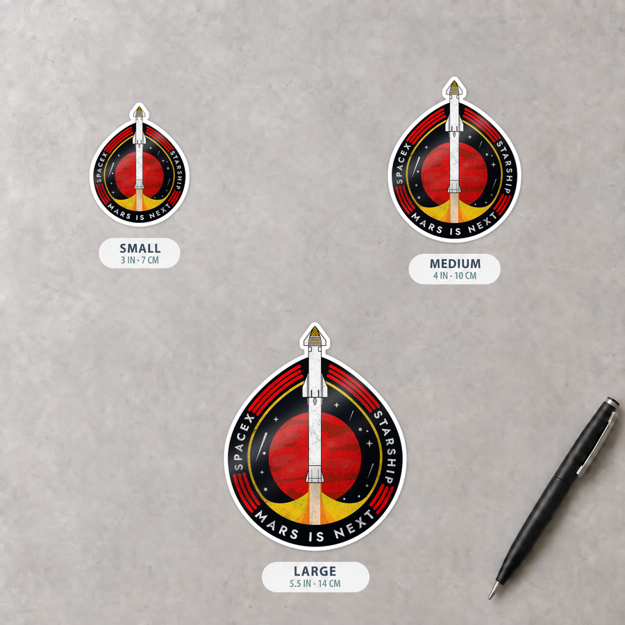 SpaceX-Starship: Mars is Next - Sticker