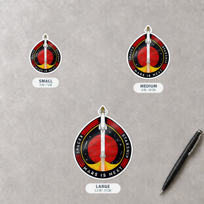 SpaceX-Starship: Mars is Next - Sticker