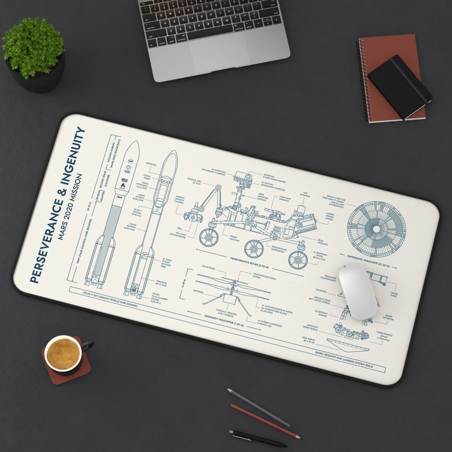 Mars 2020 Mission Desk Mat