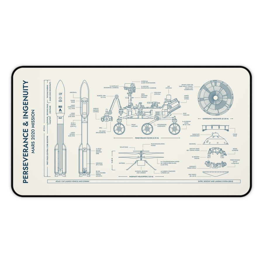 Mars 2020 Mission Desk Mat