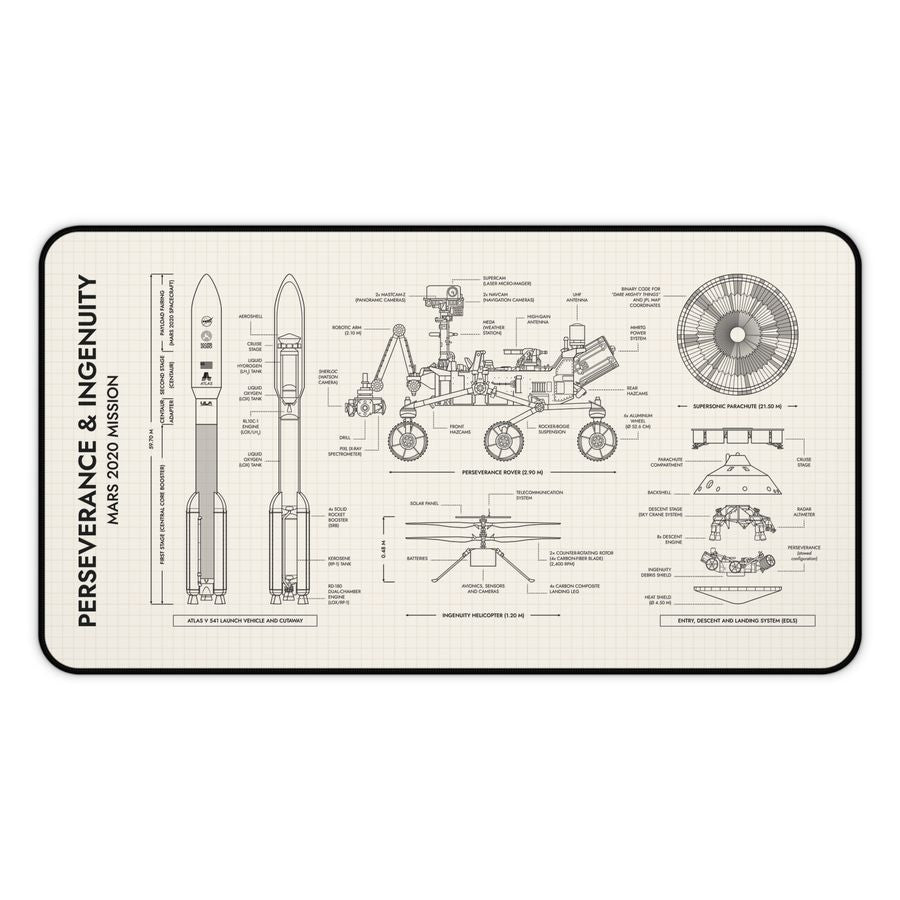 Mars 2020 Mission Desk Mat