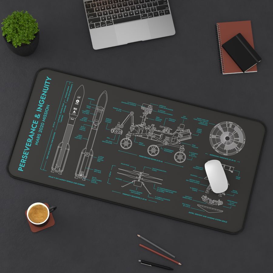 Mars 2020 Mission Desk Mat