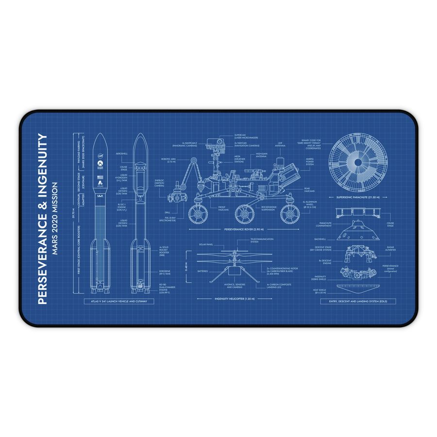 Mars 2020 Mission Desk Mat