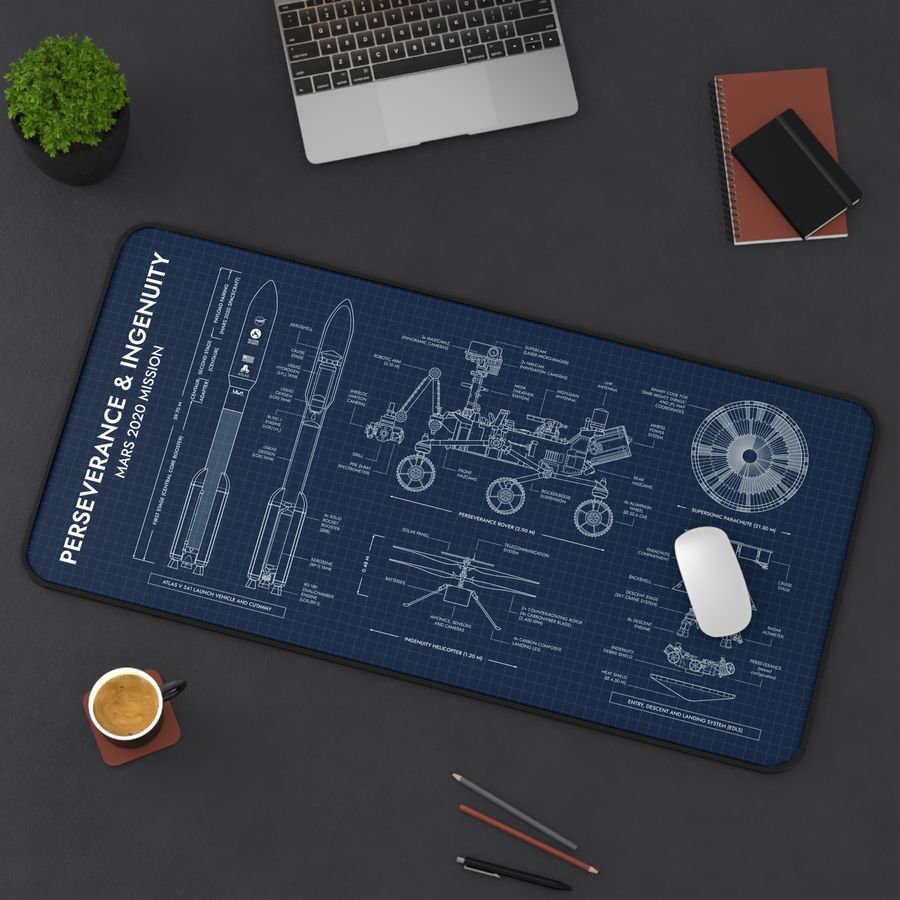Mars 2020 Mission Desk Mat