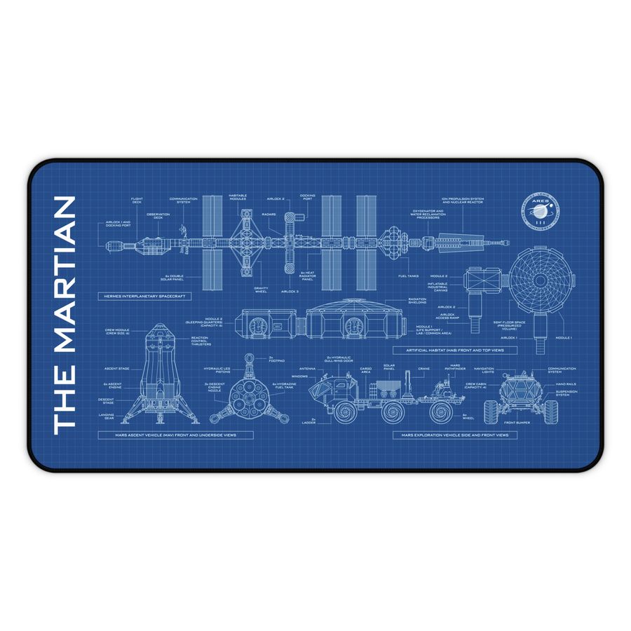 The Martian Desk Mat