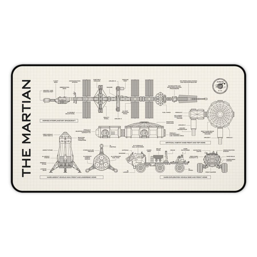 The Martian Desk Mat
