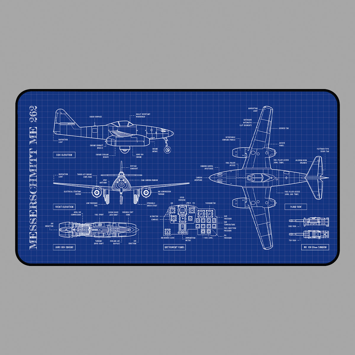 Messerschmitt Me 262 Desk Mat