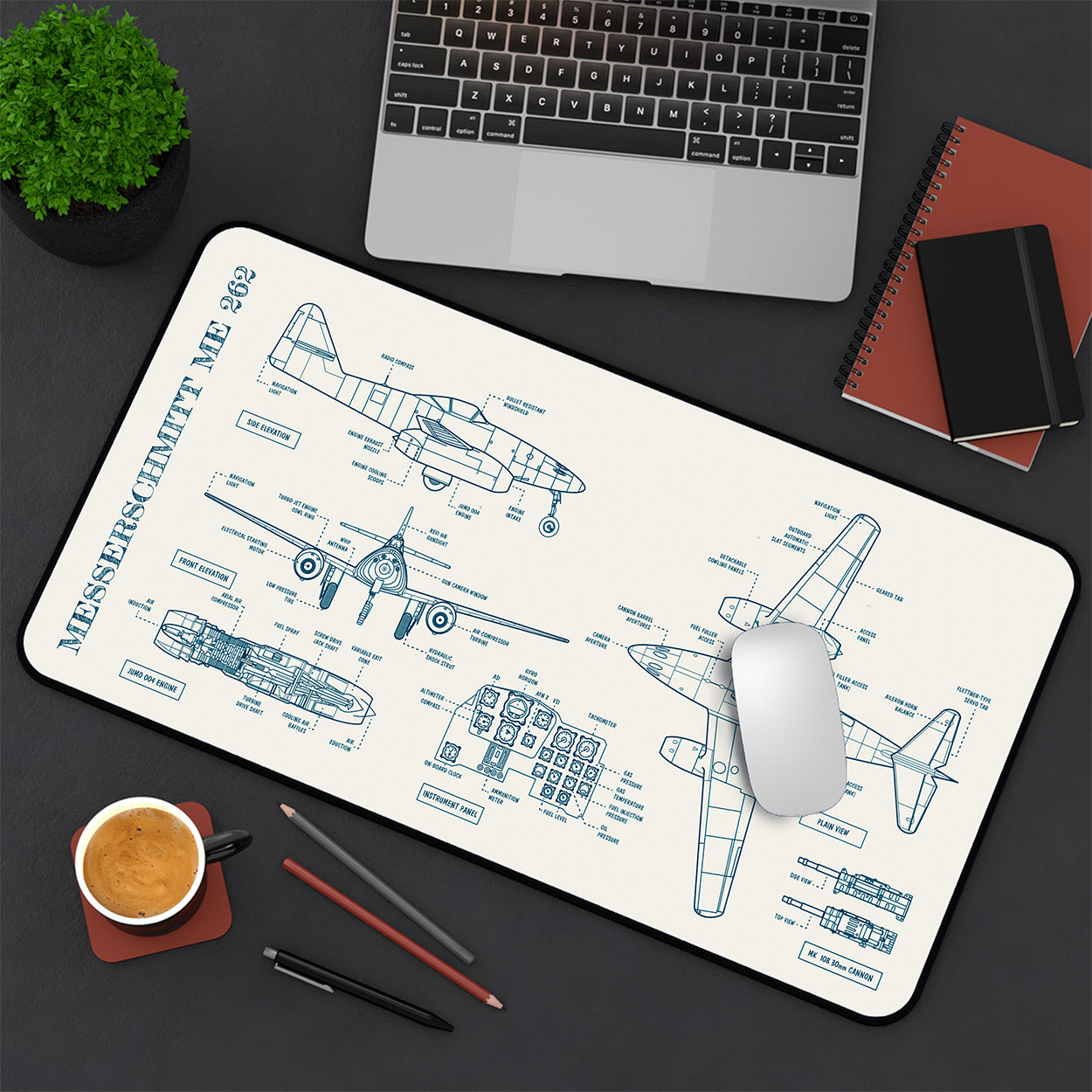 Messerschmitt Me 262 Desk Mat