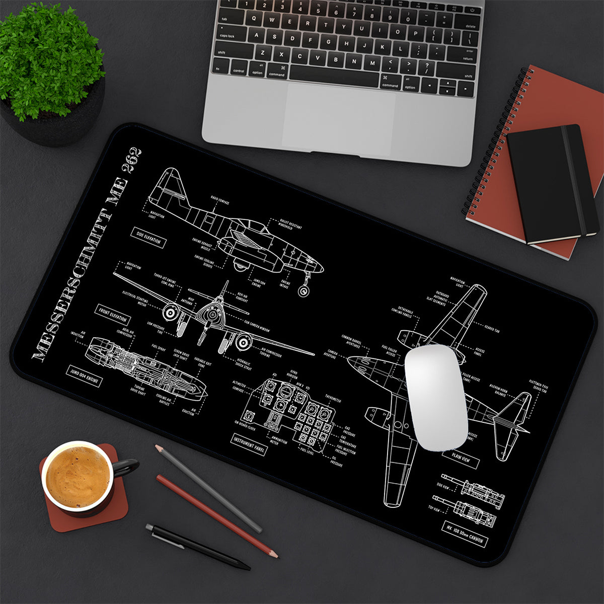 Messerschmitt Me 262 Desk Mat