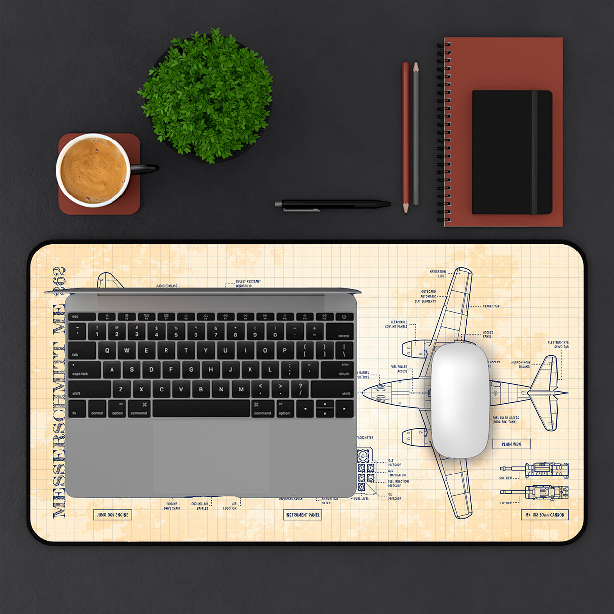 Messerschmitt Me 262 Desk Mat