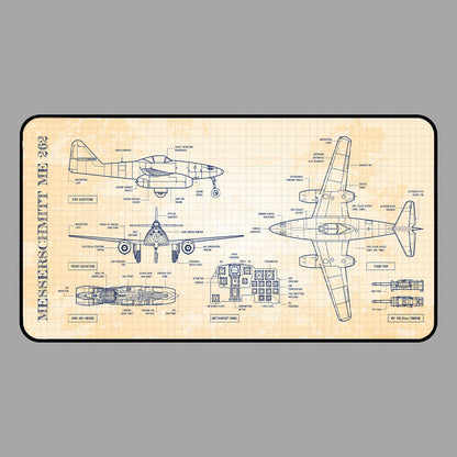Messerschmitt Me 262 Desk Mat