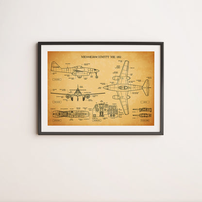 Messerschmitt Me 262 Poster