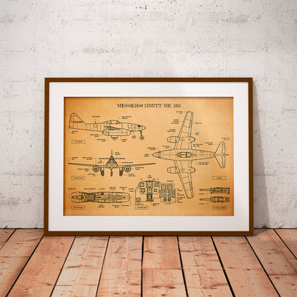 Messerschmitt Me 262 Poster