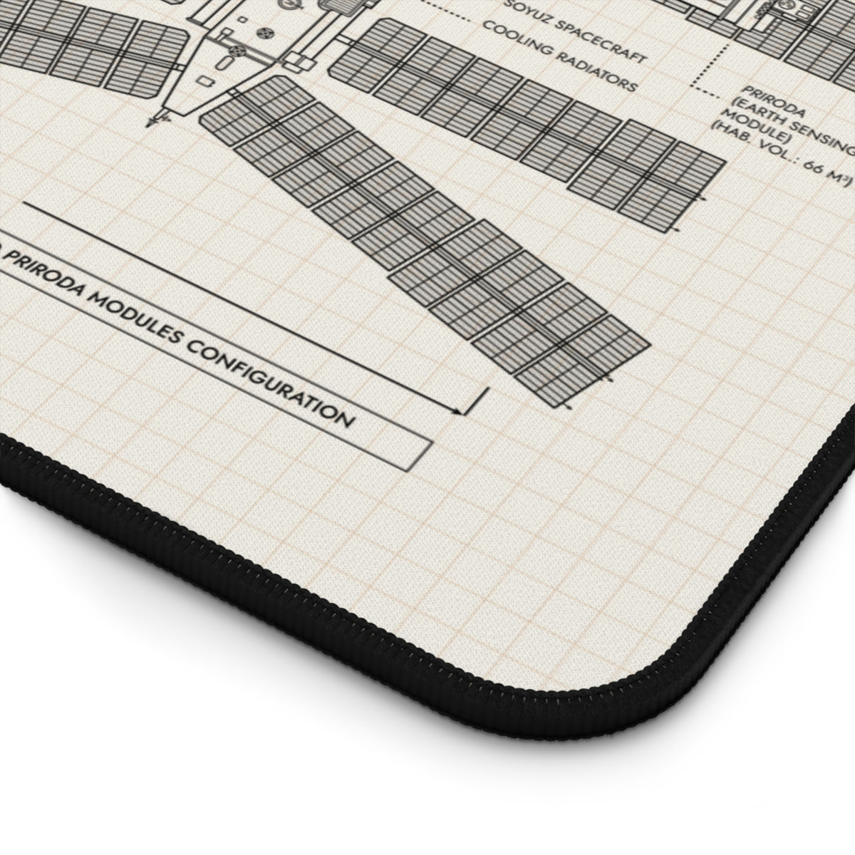 Mir Space Station Desk Mat