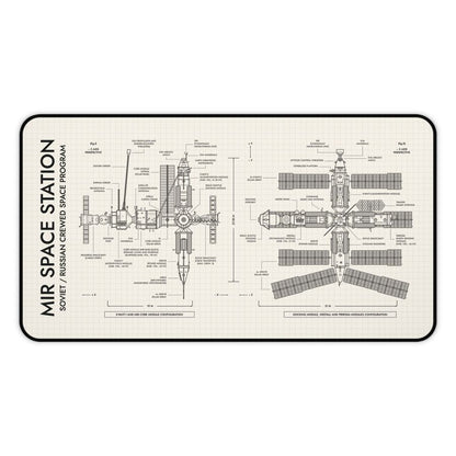 Mir Space Station Desk Mat