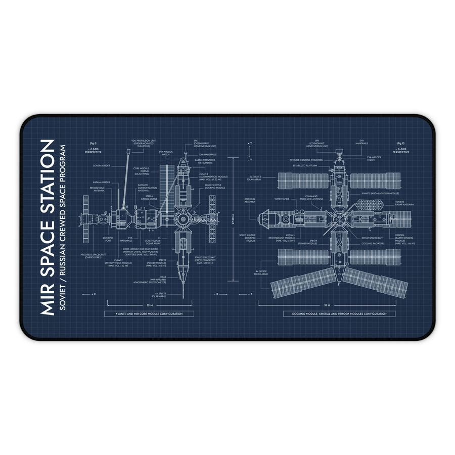 Mir Space Station Desk Mat