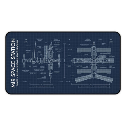 Mir Space Station Desk Mat