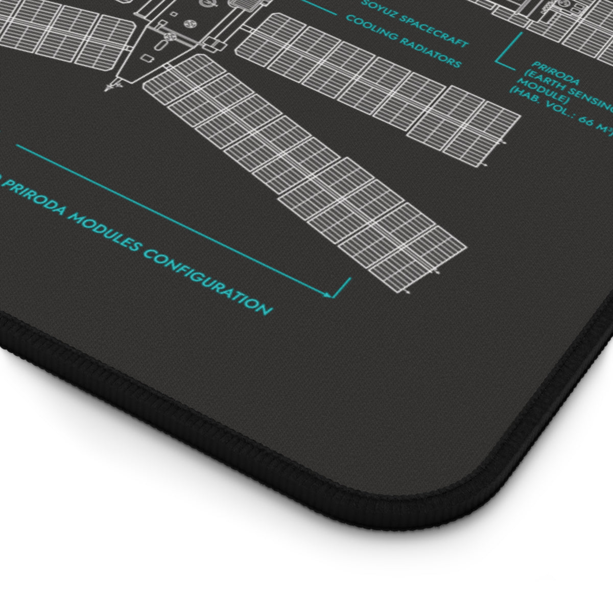 Mir Space Station Desk Mat