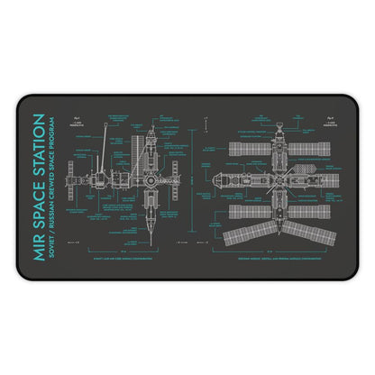 Mir Space Station Desk Mat