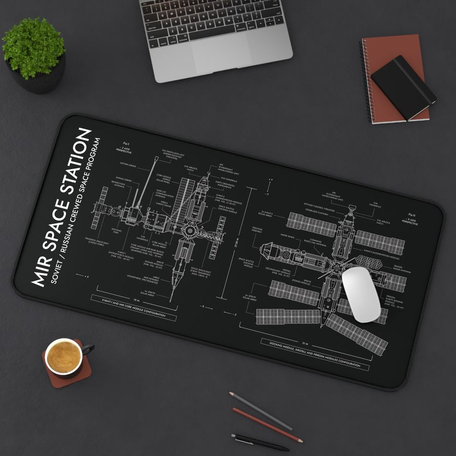 Mir Space Station Desk Mat