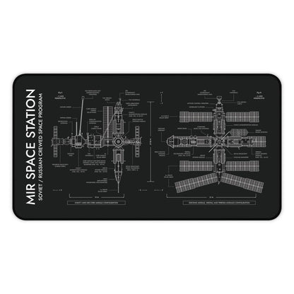 Mir Space Station Desk Mat