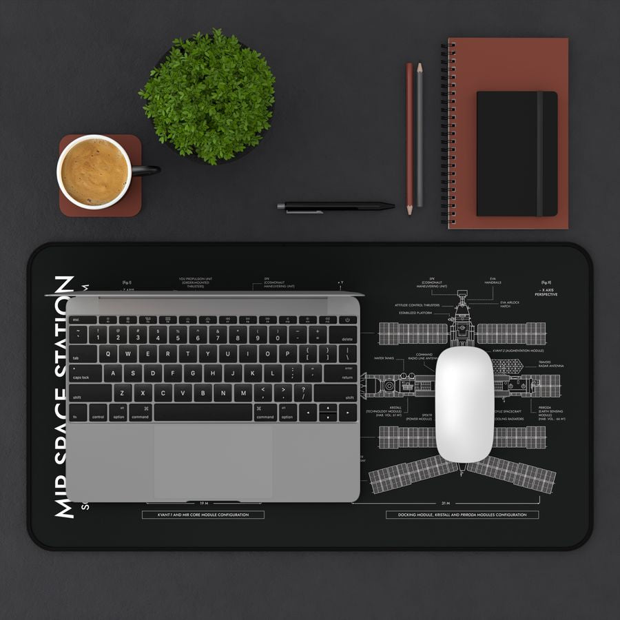 Mir Space Station Desk Mat