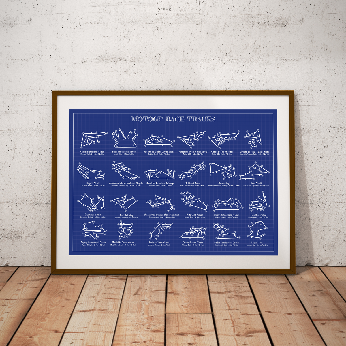 MotoGP RaceTracks Poster