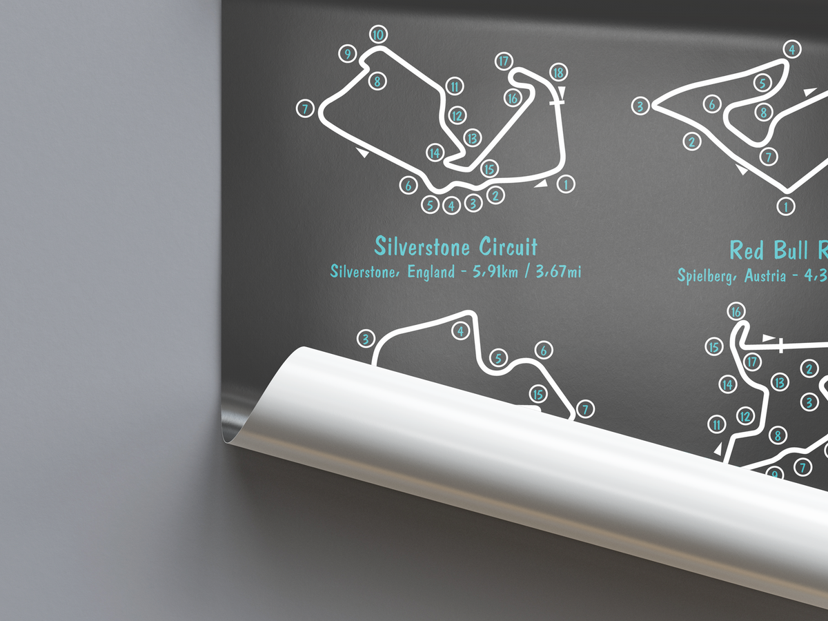 MotoGP RaceTracks Poster