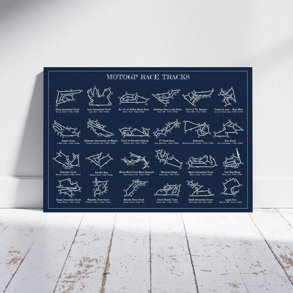 MotoGP RaceTracks Poster