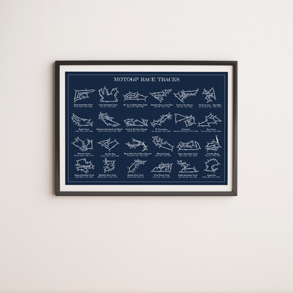 MotoGP RaceTracks Poster