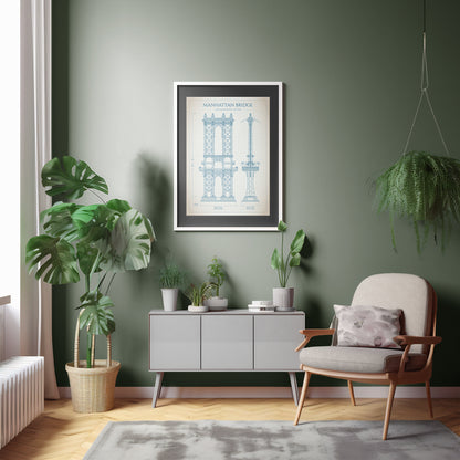 Manhattan Bridge Poster