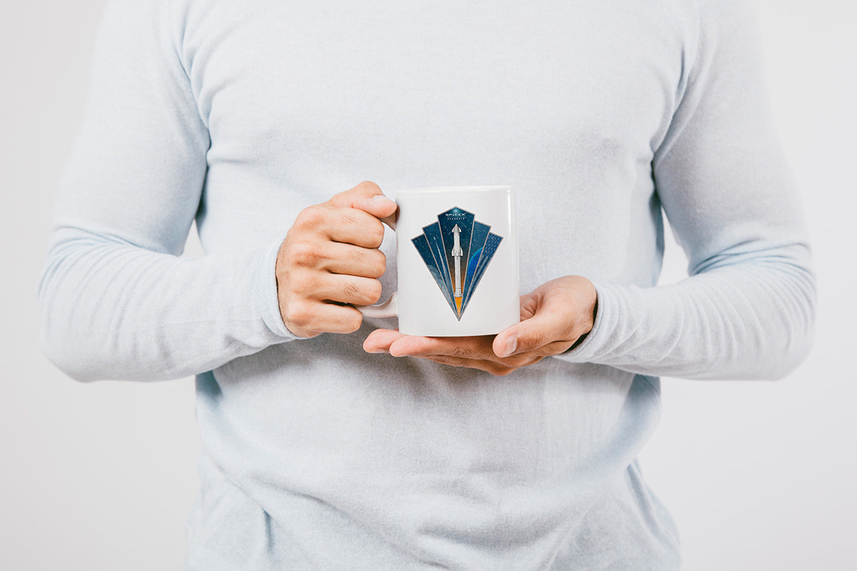 Starship Rocket Badge - Mug