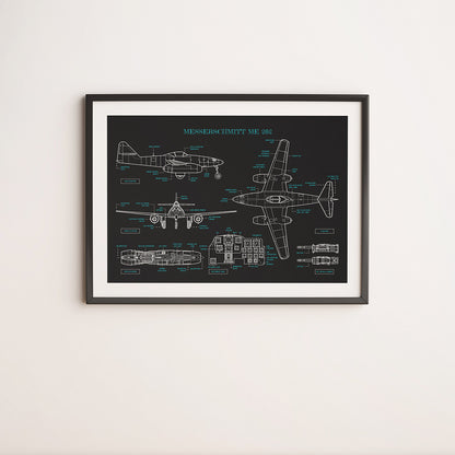 Messerschmitt Me 262 Poster