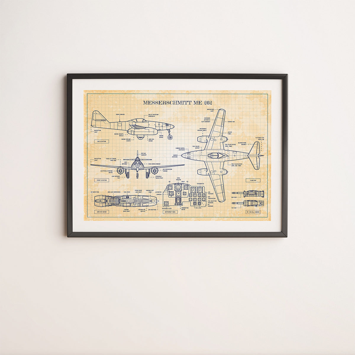 Messerschmitt Me 262 Poster
