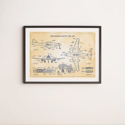 Messerschmitt Me 262 Poster