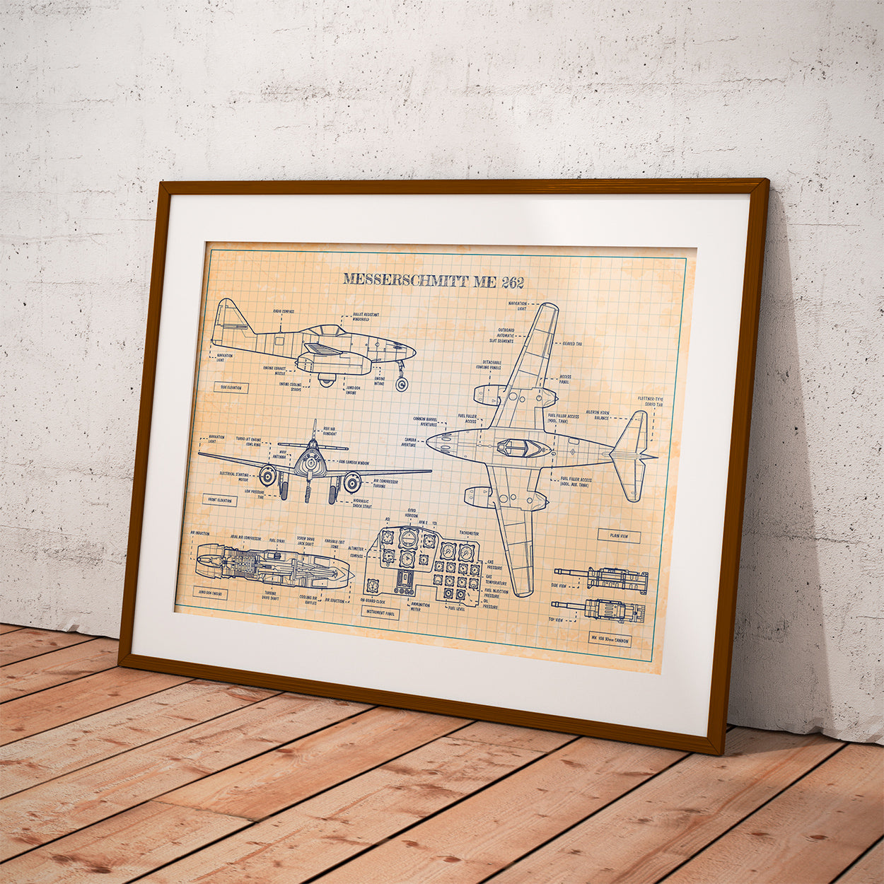 Messerschmitt Me 262 Poster