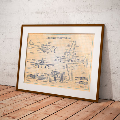 Messerschmitt Me 262 Poster