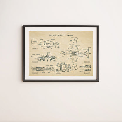 Messerschmitt Me 262 Poster
