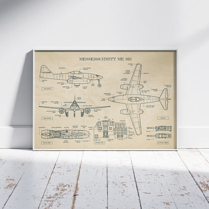 Messerschmitt Me 262 Poster